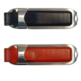 ES-U400 USB Executive USB Drive - Leather Housing 